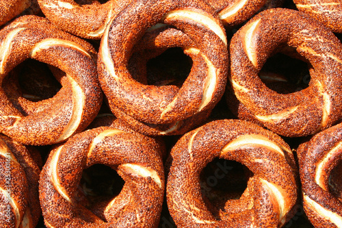 turksh bagel, simit photo