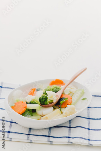 Healthy food. Vegetable mix. Studio Photo