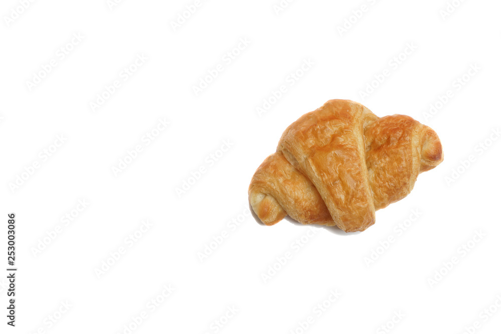 Croissant isolated on white background Croissant isolated on white background