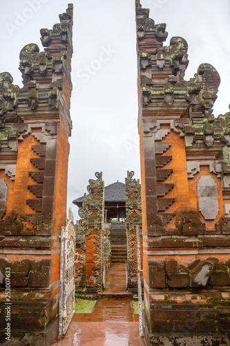 Bali, Indonesia, Ubud. Museum complex-Taman Kertha Gosa. It is a part of the Royal Palace Semara Pura of the early XVIII century, belonging to the Klungkung dynasty, preserved after the destruction of photo