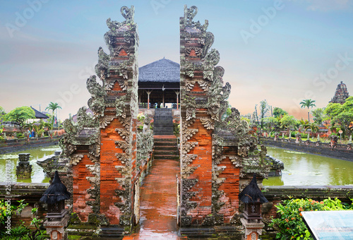 Bali, Indonesia, Ubud. Museum complex-Taman Kertha Gosa. It is a part of the Royal Palace Semara Pura of the early XVIII century, belonging to the Klungkung dynasty, preserved after the destruction of photo