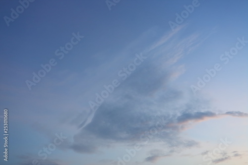 cloud moving on twilight dusk sky background © sutichak