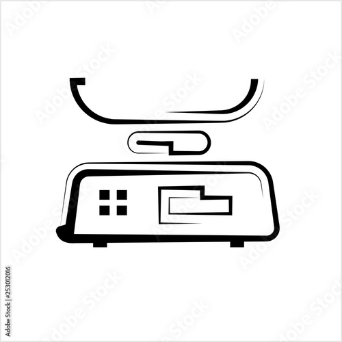 Kitchen Weight Scale Icon