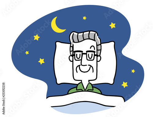 睡眠：シニア男性