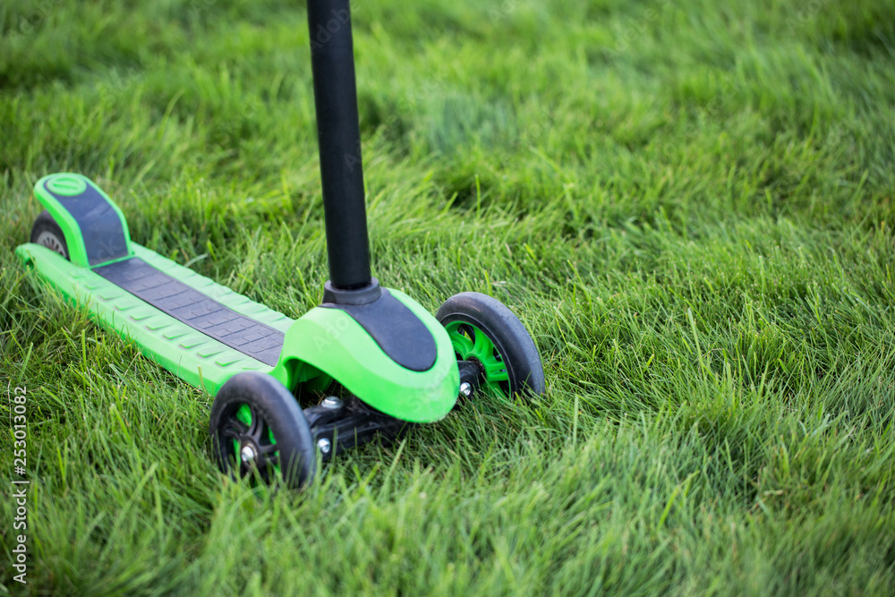 Fototapeta premium Three-wheeled scooter