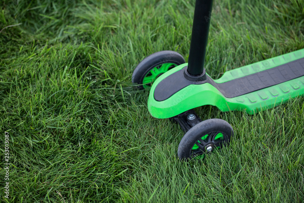 Fototapeta premium Three-wheeled scooter