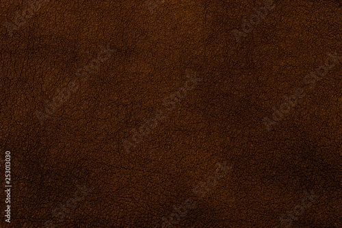 Brown leather background or texture. 