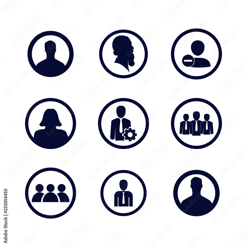 user icon. Vector illustration. profile picture icon vector user icon. Vector illustration. profile picture icon vector