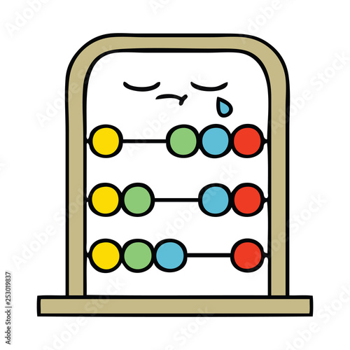 cute cartoon abacus