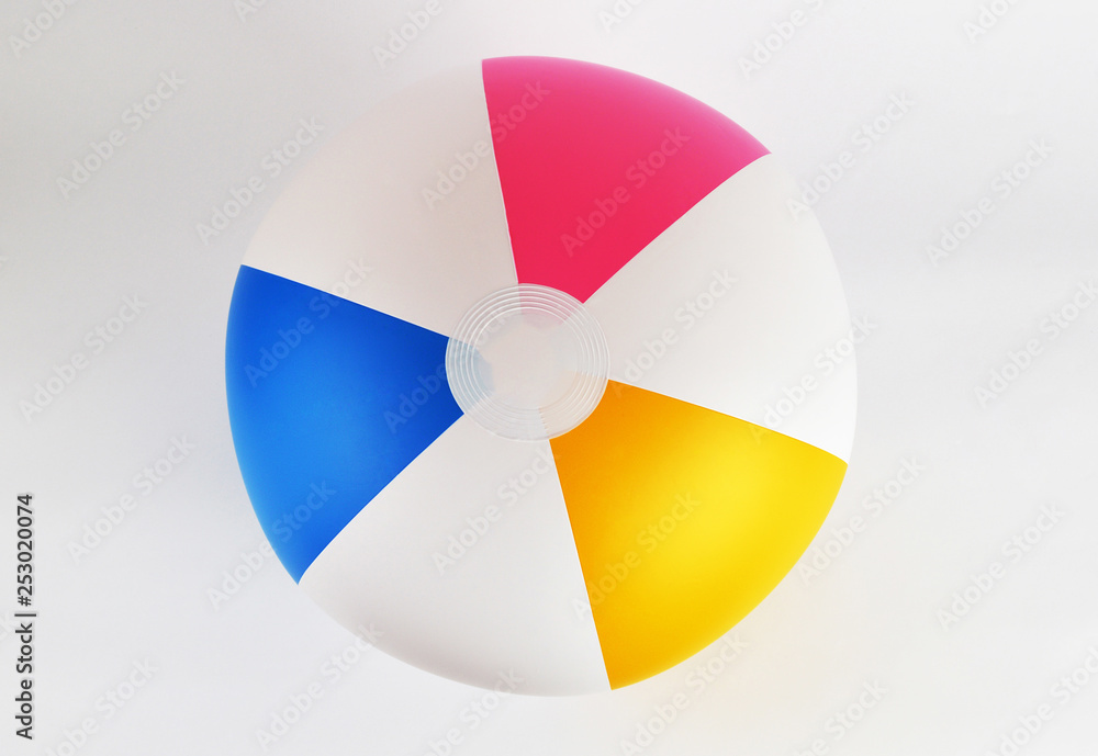 Beach ball with clipping path Beach ball with clipping path