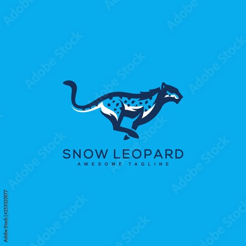 Abstract Leopard Concept illustration vector template