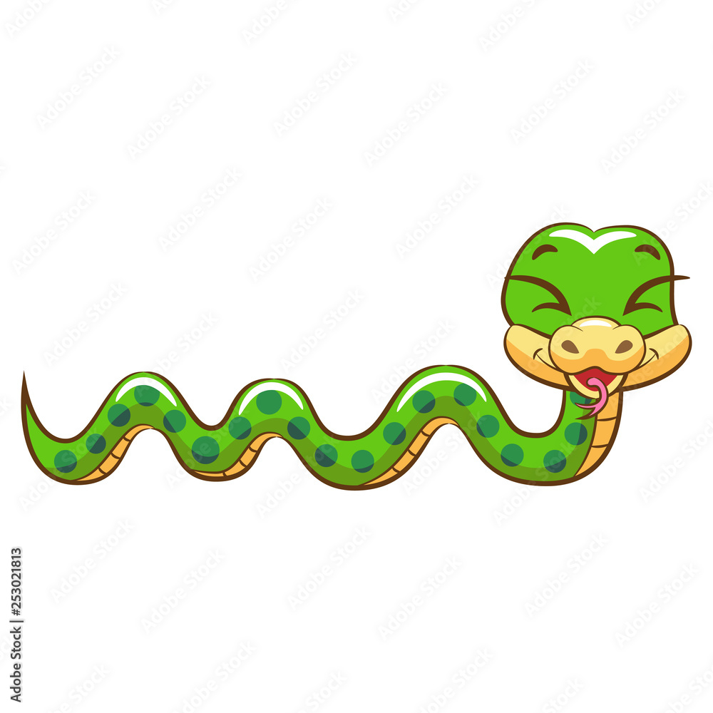 Obraz premium Snake vector clipart
