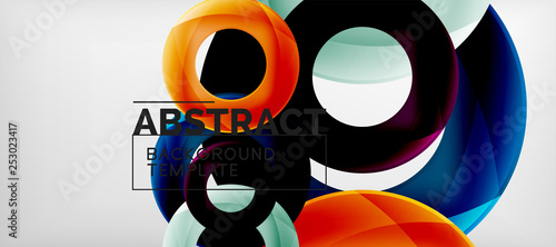 Vector rings abstract background © antishock