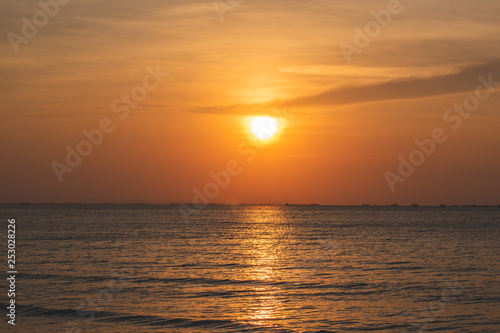 sunset over the sea © sumetha