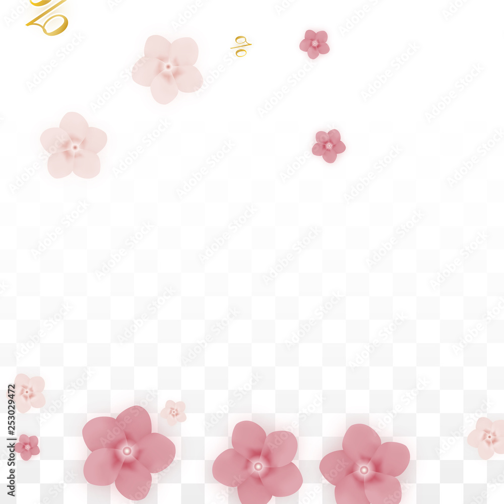 Vector Spring or Summer Sale Background with Flowers and Percent for Banner Design. Good for Special Hot Holiday Discount Offer, Black Friday, Fashion Promotion Action. Romantic Sakura Illustration. Vector Spring or Summer Sale Background with Flowers and Percent for Banner Design. Good for Special Hot Holiday Discount Offer, Black Friday, Fashion Promotion Action. Romantic Sakura Illustration.