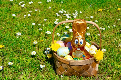 Ostern - Osterkorb mit Eier...