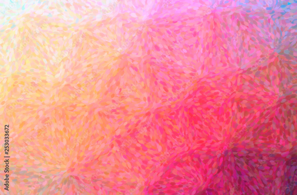 Obraz premium Abstract illustration of red Impressionist Pointlilism background