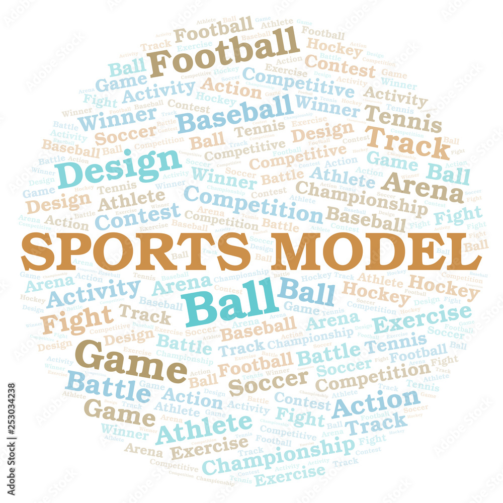 Sports Model word cloud.