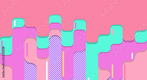 Flat background paint sticking