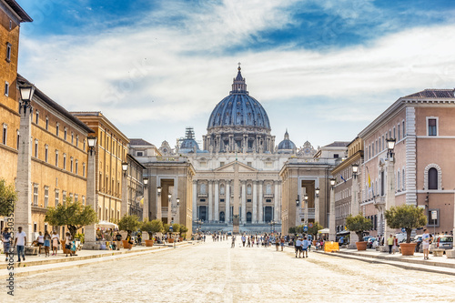 View on the Vatican in Rome, Italy. Travel and architectural background.