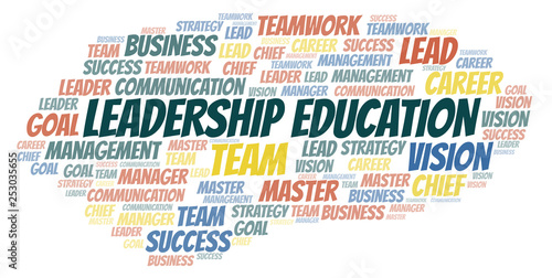 Leadership Education word cloud.