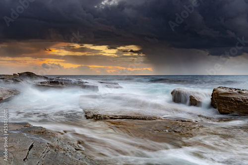 Rock Ledge and Seascape