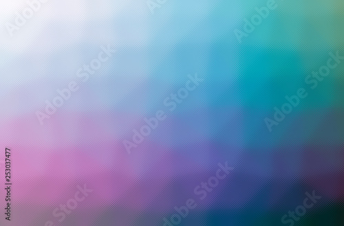 Abstract illustration of blue and purple through the tiny glass background © sharafmaksumov