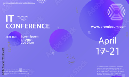 Conference announcement design template