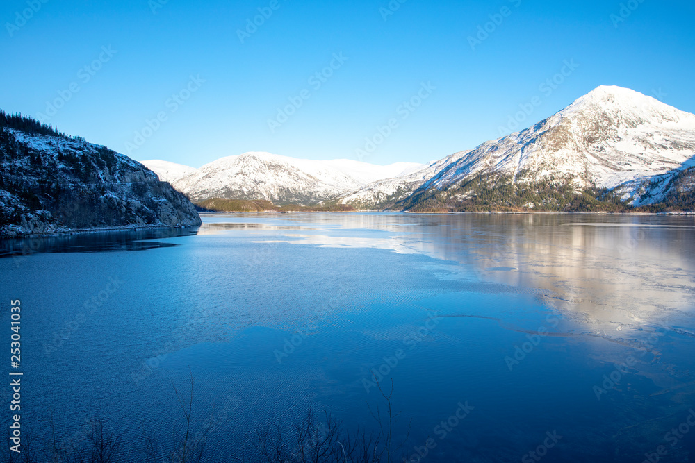 Cold and quiet on the fjord - Norway