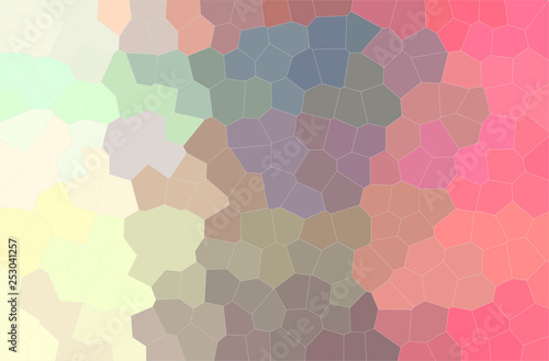 Abstract illustration of red Middle size Hexagon background