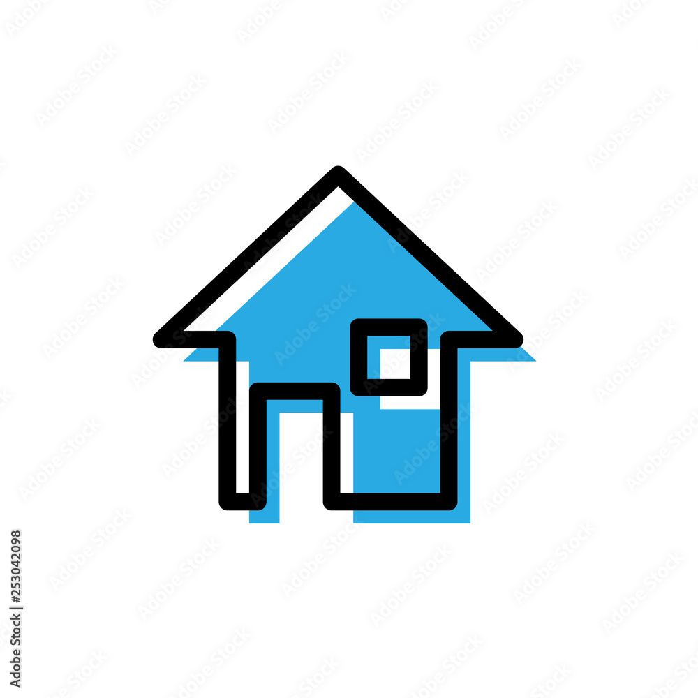 House icon design template vector isolated House icon design template vector isolated