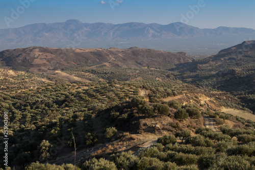 Landscape of agricultura central Crete