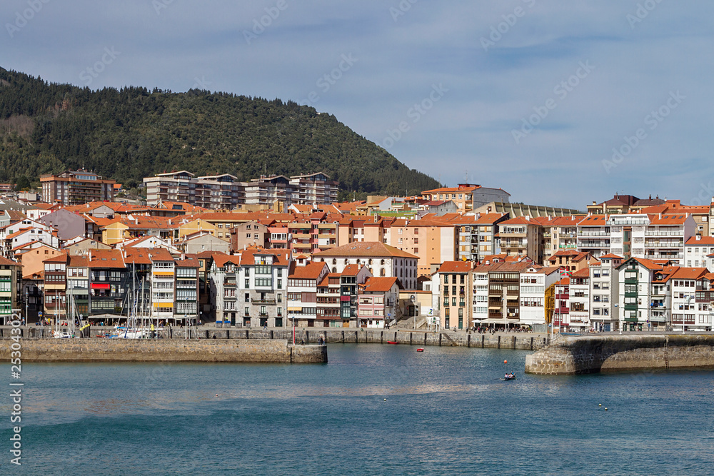 Lekeitio fishing town in the coast of Vizcaya, Basque Country