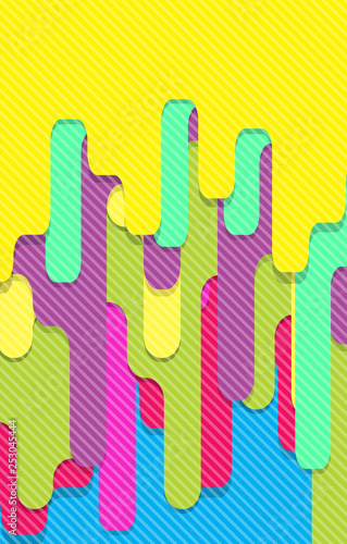 Flat background paint sticking