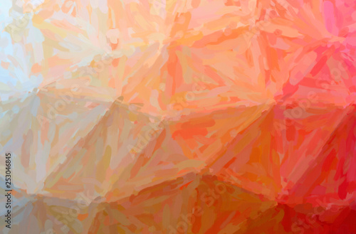 Abstract illustration of brown, orange Impressionist Impasto background