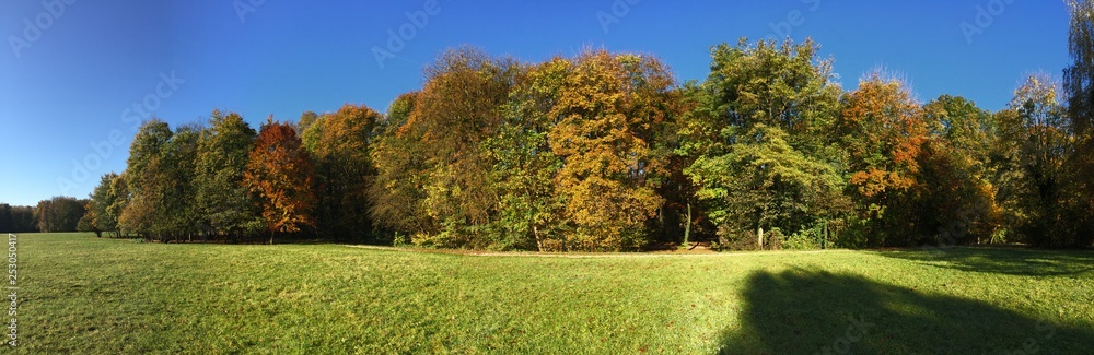 Naklejka premium Englischer Garten Farbenspiel 2