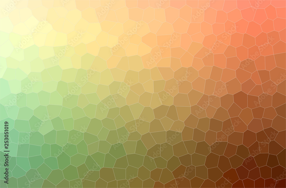 Abstract illustration of orange Little Hexagon background Abstract illustration of orange Little Hexagon background