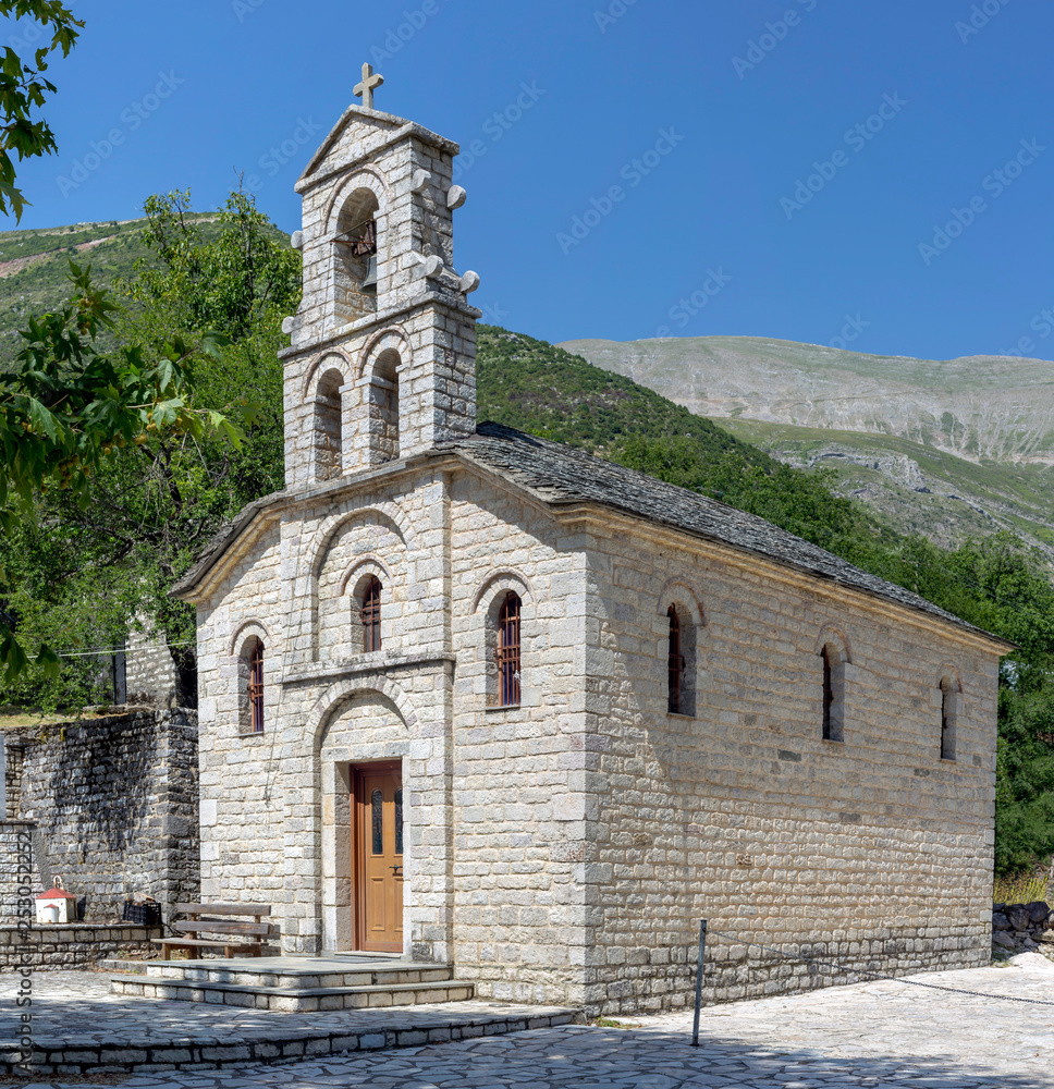 Christian, Orthodox church close-up (Tzoumerka, Epirus, Greece)