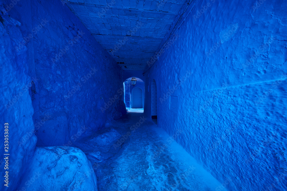 Obraz premium The blue alleyways of Chefchaouen