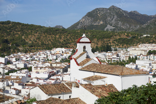 Panoramic views of the town of Ubrique, Cadiz. Spain photo