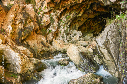 Cueva del Gato in Ronda, Malaga. Spain photo