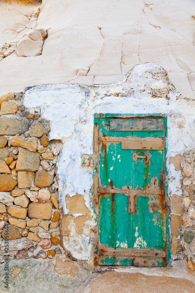 Naklejka premium Salt Warehouse, Qbajjar Village, Gozo Island, Malta, Europe