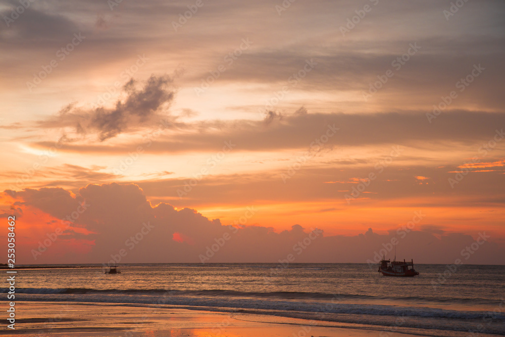 Sunset on the beach in Thailand Sunset on the beach in Thailand