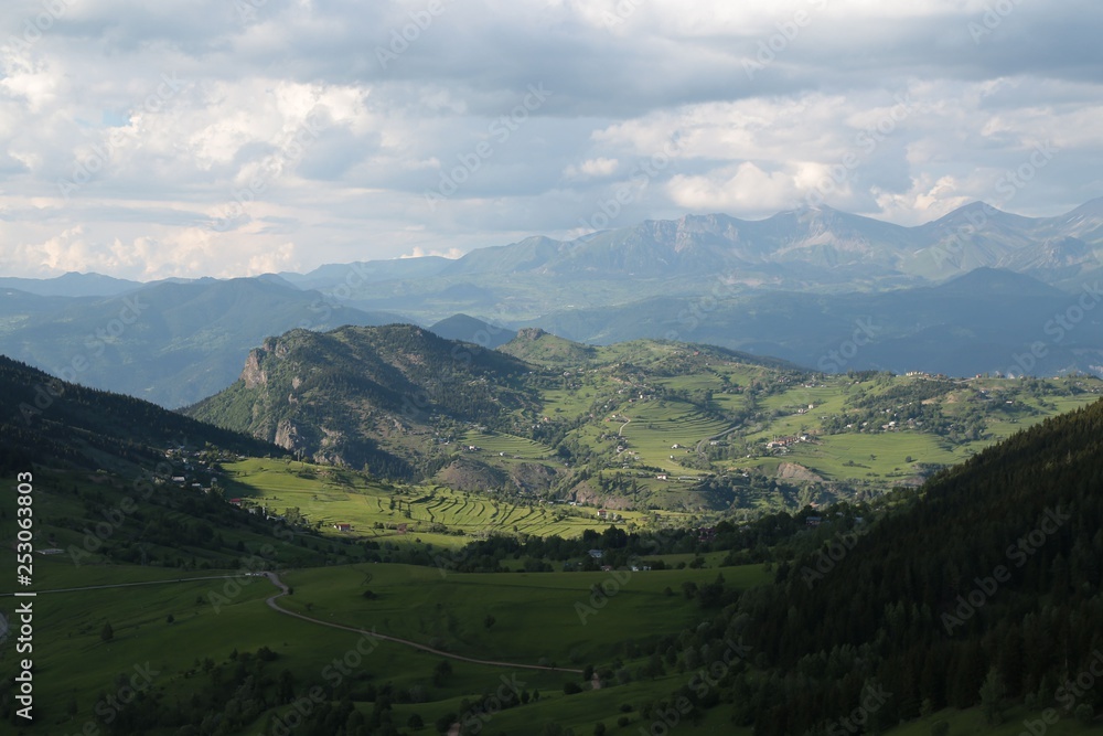 Fototapeta premium spring landscape photos.savsat/artvin/turkey