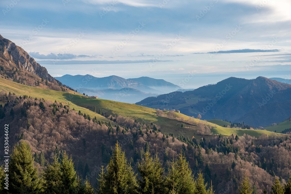 Italian Alps Rolling Hills - Zambla Alta, Lombardy