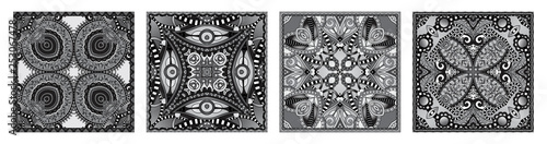 Traditional ornamental floral paisley bandanna