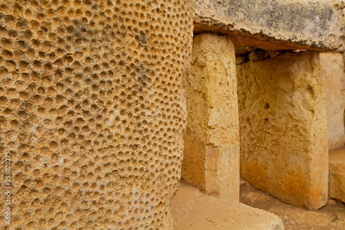 Mnajdra Megalithic Temple, Qrendi Village coastline, Malta Island, Malta, Europe photo