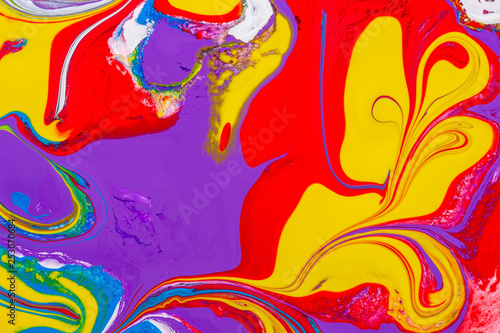 Abstract background of a mix color paints