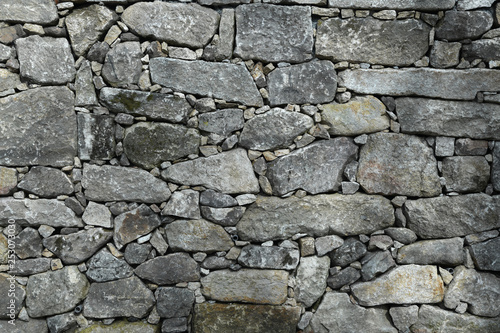 close-up of a stone wall