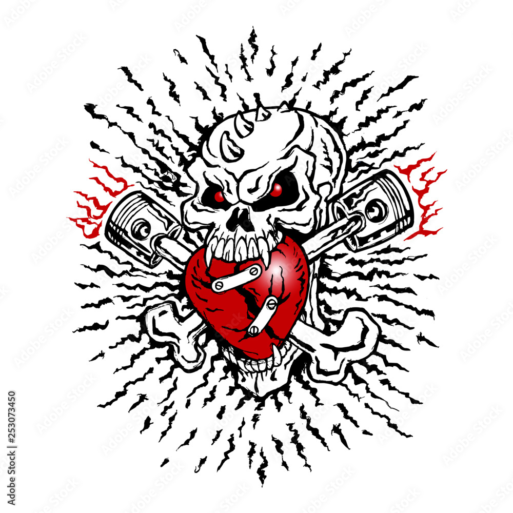 skull logo by AndreySkull on DeviantArt